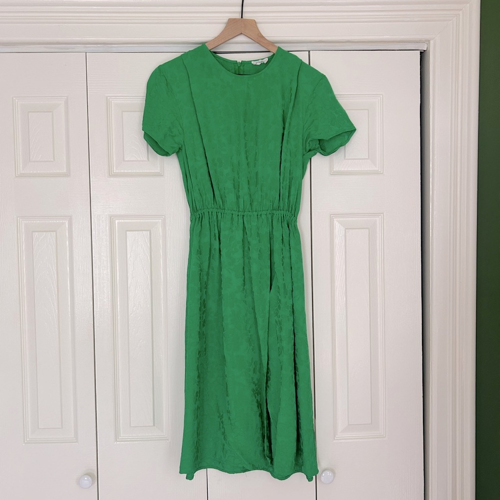 American Vintage Vibrant Green Midi Dress